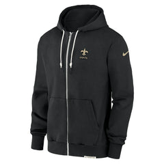Nike New Orleans Saints Sideline Performance Full-Zip Hoodie Jacket Black