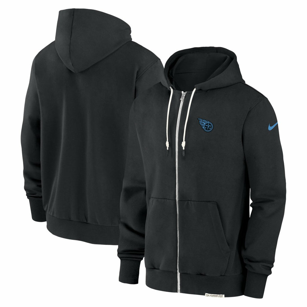 Nike Tennessee Titans Sideline Performance Full-Zip Hoodie Jacket Black