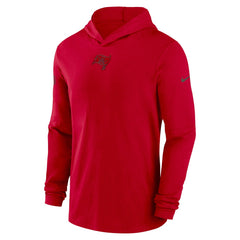 Nike Tampa Bay Buccaneers Sideline Performance Long Sleeve Hoodie T-Shirt Red