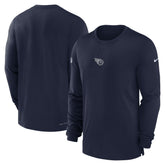 Nike Tennessee Titans 2023 Sideline Performance Long Sleeve T-Shirt Navy