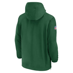 Nike New York Jets Sideline Half-Zip Hoodie Green