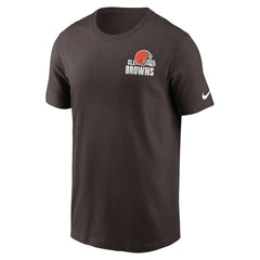 Nike Cleveland Browns Blitz Essential T-Shirt Brown