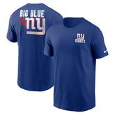 Nike New York Giants Blitz Essential T-Shirt Royal