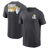 Nike Los Angeles Rams Blitz Essential T-Shirt Anthracite