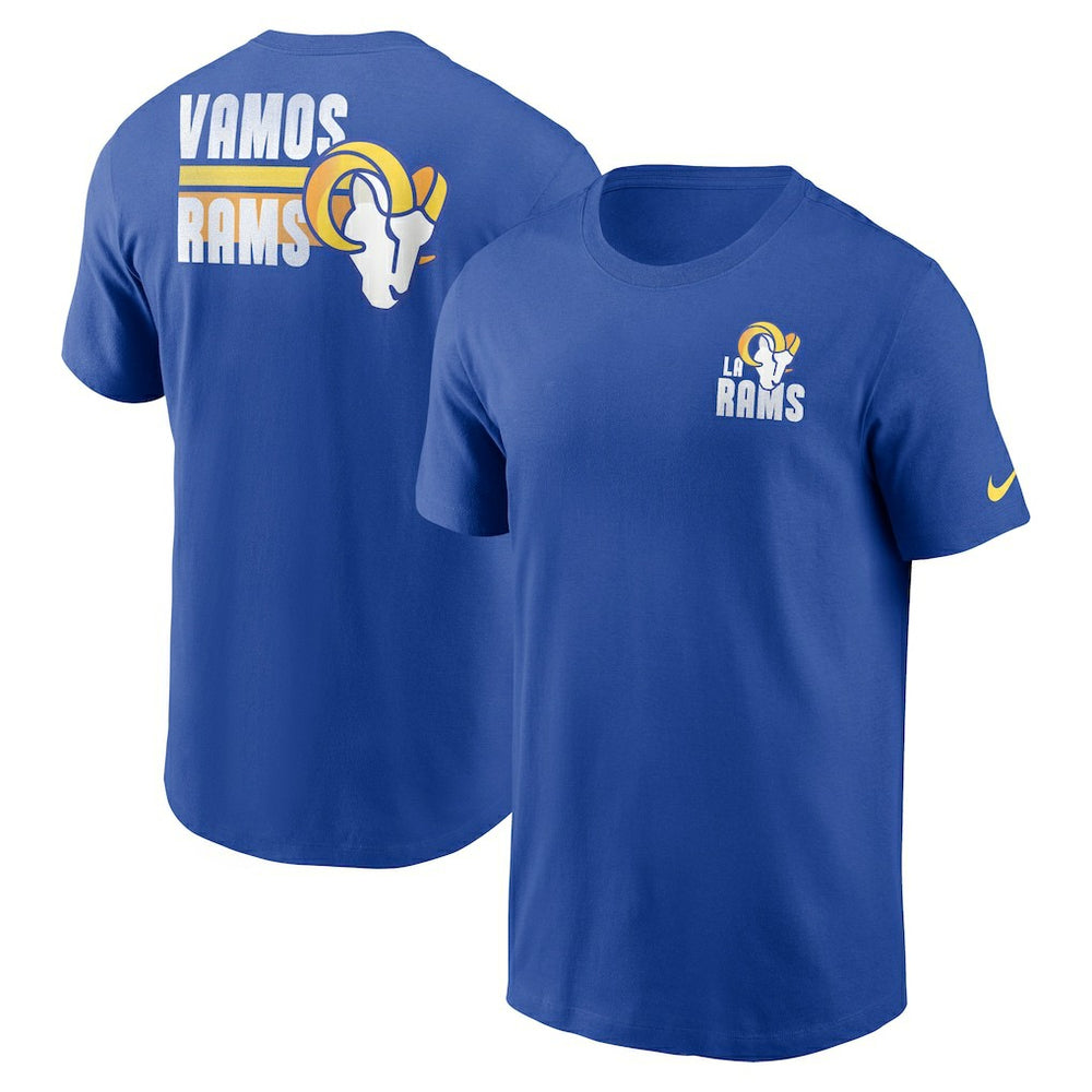 Nike Los Angeles Rams Blitz Essential T-Shirt Royal
