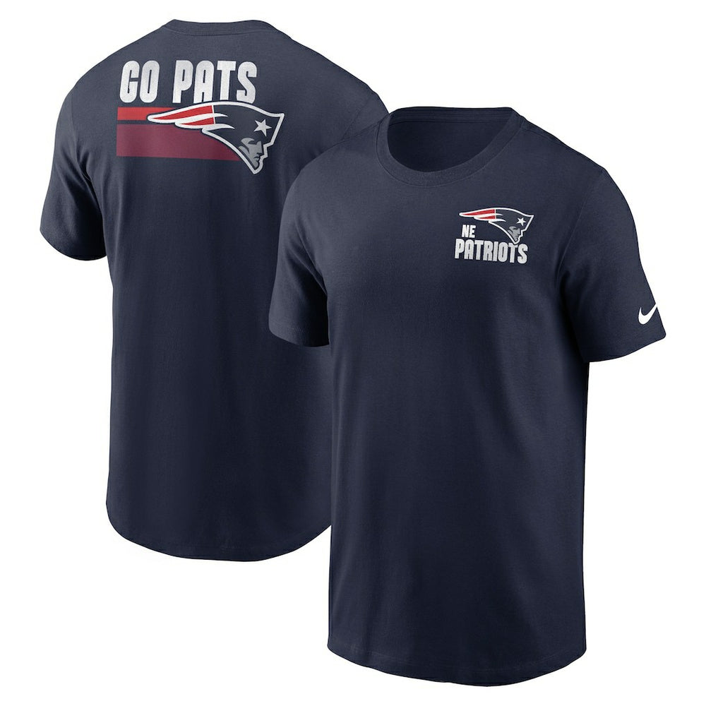 Nike New England Patriots Blitz Essential T-Shirt Navy