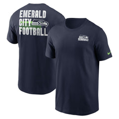 Nike Seattle Seahawks Blitz Essential T-Shirt College Navy