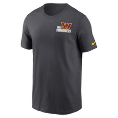 Nike Washington Commanders Blitz Essential T-Shirt Anthracite