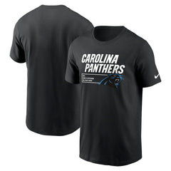 Nike Carolina Panthers Division Essential T-Shirt Black