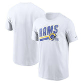 Nike Los Angeles Rams Essential Blitz Lockup T-Shirt White