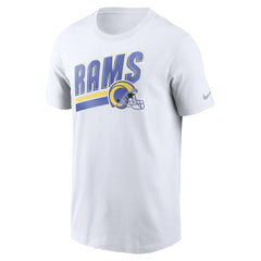 Nike Los Angeles Rams Essential Blitz Lockup T-Shirt White