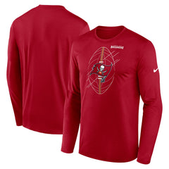 Nike Tampa Bay Buccaneers Legend Icon Long Sleeve T-Shirt Red