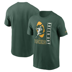 Nike Green Bay Packers Lockup Essential T-Shirt Green