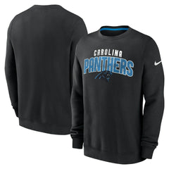 Nike Carolina Panthers Rewind Club Pullover Sweatshirt Black