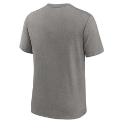 Nike Green Bay Packers Rewind Logo Tri-Blend T-Shirt Heather Charcoal