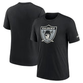 Nike Las Vegas Raiders Rewind Logo Tri-Blend T-Shirt Black