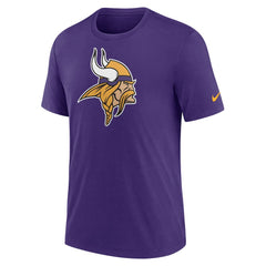 Nike Minnesota Vikings Rewind Logo Tri-Blend T-Shirt Purple
