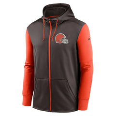 Nike Cleveland Browns Performance Full-Zip Hoodie Brown