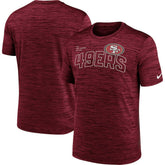 Nike San Francisco 49ers Velocity Arch Performance T-Shirt Scarlet