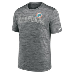 Nike Miami Dolphins Velocity Arch Performance T-Shirt Anthracite