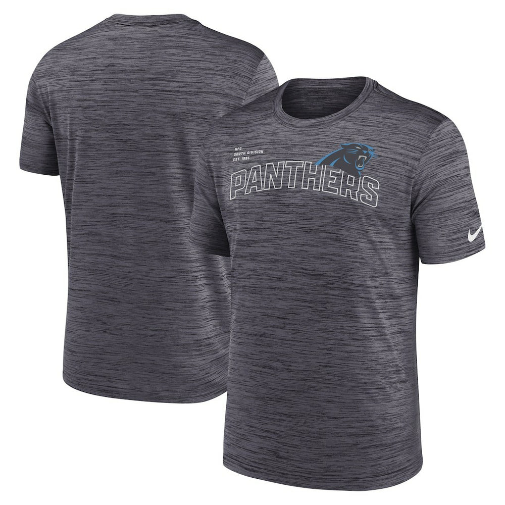 Nike Carolina Panthers Velocity Arch Performance T-Shirt Black