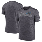Nike Carolina Panthers Velocity Arch Performance T-Shirt Black