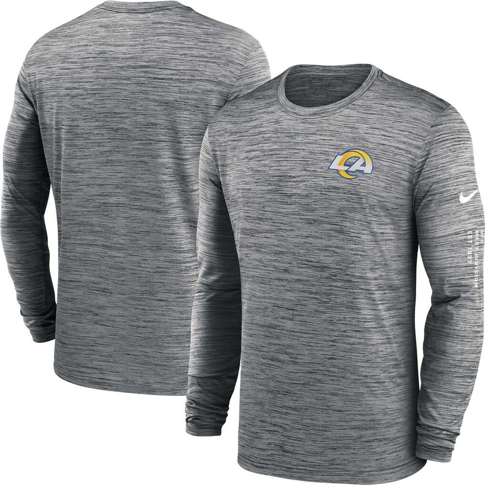 Nike Los Angeles Rams Velocity Long Sleeve T-Shirt Anthracite