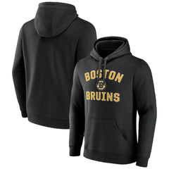Boston Bruins Victory Arch Pullover Hoodie - Black - NHL 5093599