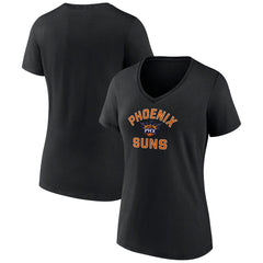 Phoenix Suns Women's Overtime Team V-Neck T-Shirt Black