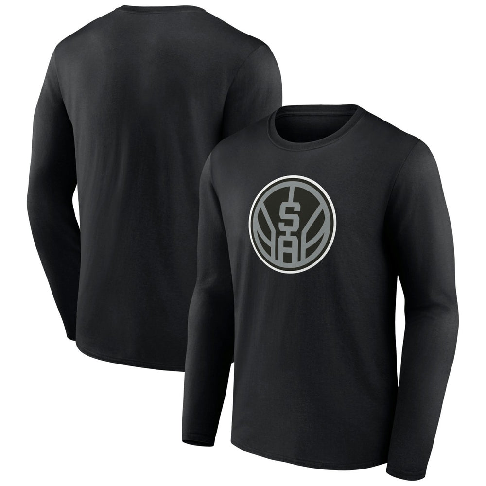 San Antonio Spurs Alternate Logo Long Sleeve T-Shirt Black