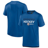 Winnipeg Jets Fanatics Authentic Pro Tech T-Shirt - Blue - NHL 5100414