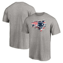 New England Patriots True Color T-Shirt Heather Gray