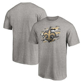 New Orleans Saints True Color T-Shirt Heather Gray