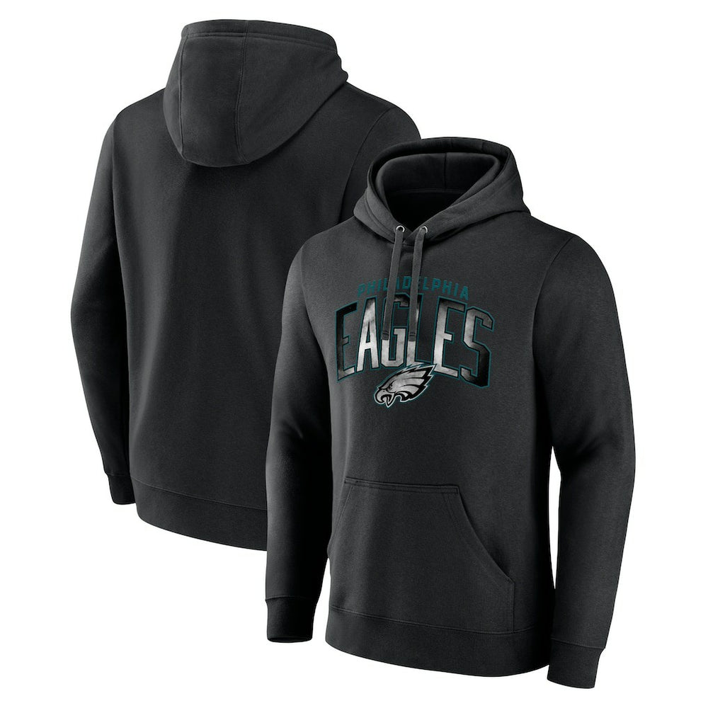 Philadelphia Eagles Smoke Arch Pullover Hoodie Black