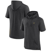 Anaheim Ducks Fanatics Authentic Pro Short Sleeve Pullover Hoodie - Heather Charcoal - NHL 5101484