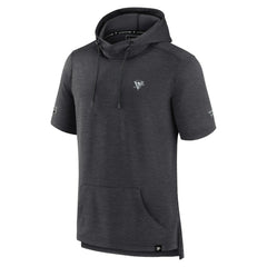 Pittsburgh Penguins Fanatics Authentic Pro Short Sleeve Pullover Hoodie - Heather Charcoal - NHL 5101492