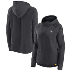 Pittsburgh Penguins Fanatics Women's Authentic Pro Pullover Hoodie - Heather Charcoal - NHL 5102226