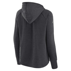 Pittsburgh Penguins Fanatics Women's Authentic Pro Pullover Hoodie - Heather Charcoal - NHL 5102226