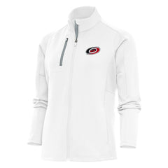 Carolina Hurricanes Antigua Women's Team Logo Generation Full-Zip Jacket - White - NHL 5104524