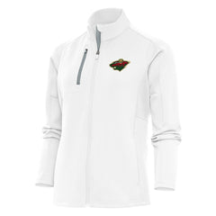 Minnesota Wild Antigua Women's Team Logo Generation Full-Zip Jacket - White - NHL 5104547