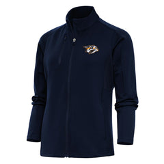 Nashville Predators Antigua Women's Team Logo Generation Full-Zip Jacket - Navy - NHL 5104552