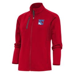 New York Rangers Antigua Women's Team Logo Generation Full-Zip Jacket - Red - NHL 5104561