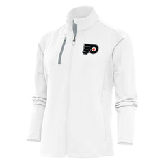 Philadelphia Flyers Antigua Women's Team Logo Generation Full-Zip Jacket - White - NHL 5104568
