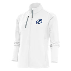 Tampa Bay Lightning Antigua Women's Team Logo Generation Full-Zip Jacket - White - NHL 5104580