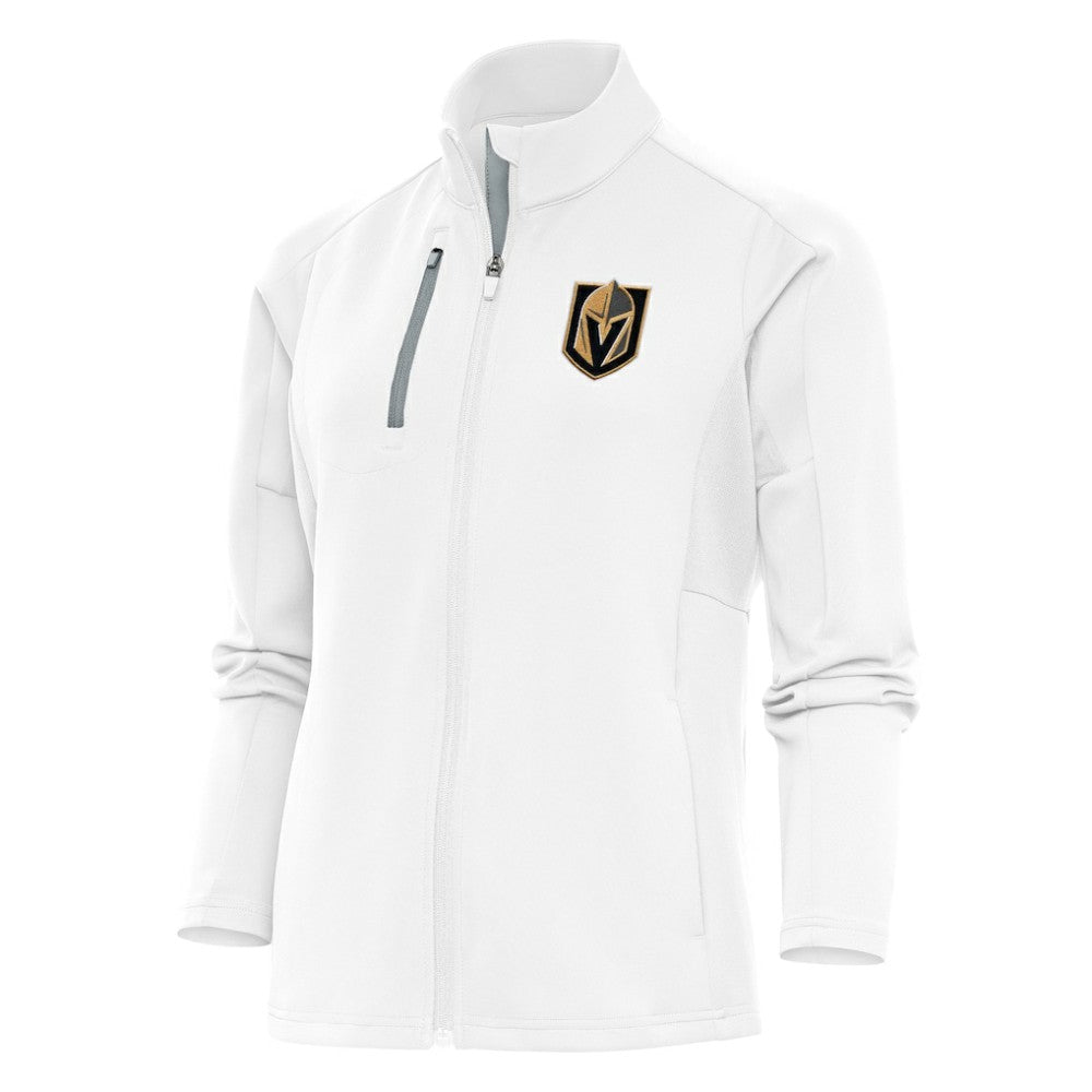 Vegas Golden Knights Antigua Women's Team Logo Generation Full-Zip Jacket - White - NHL 5104587