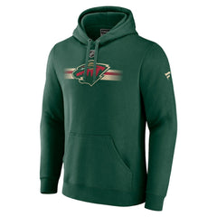 Minnesota Wild Fanatics Authentic Pro Secondary Pullover Hoodie - Green - NHL 5104917