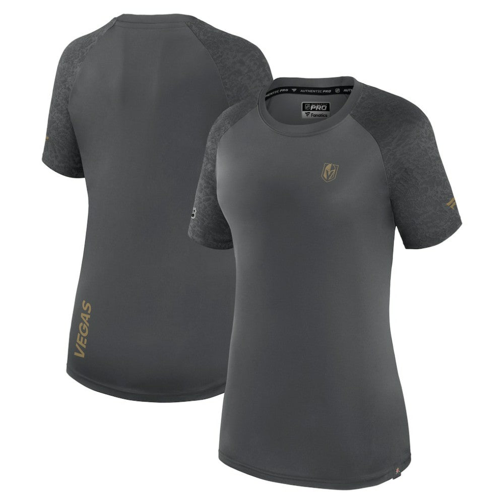 Vegas Golden Knights Fanatics Women's Authentic Pro Tech T-Shirt - Gray - NHL 5105771