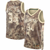 Giannis Antetokounmpo Milwaukee Bucks Unisex Select Series Swingman Jersey Brown | Nike for sale