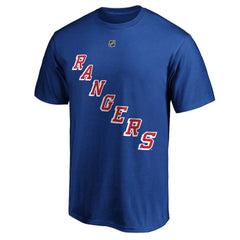 Adam Fox New York Rangers Fanatics Authentic Stack Name & Number T-Shirt - Blue - NHL 5106835