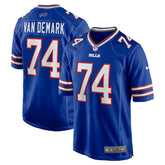 Nike Ryan Van Demark Buffalo Bills Game Player Jersey Royal